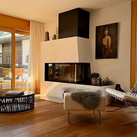 Stylish Home With Matterhorn View In The Center Цермат Екстериор снимка